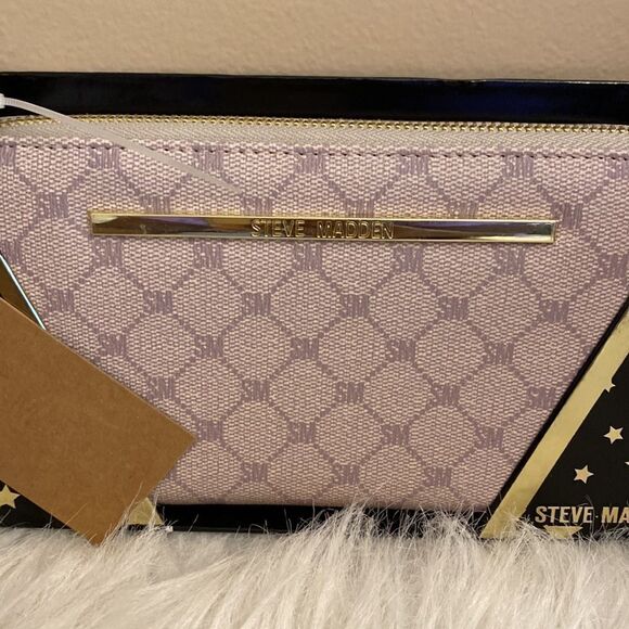 NWT Steve Madden Zip Around Wallet w/ Gift Box - Picture 4 of 10